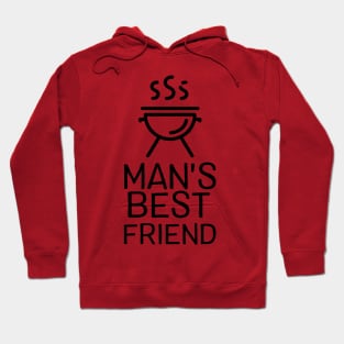 Grill Master BBQ Pit Boys Grilling Gift - Man's Best Friend Hoodie